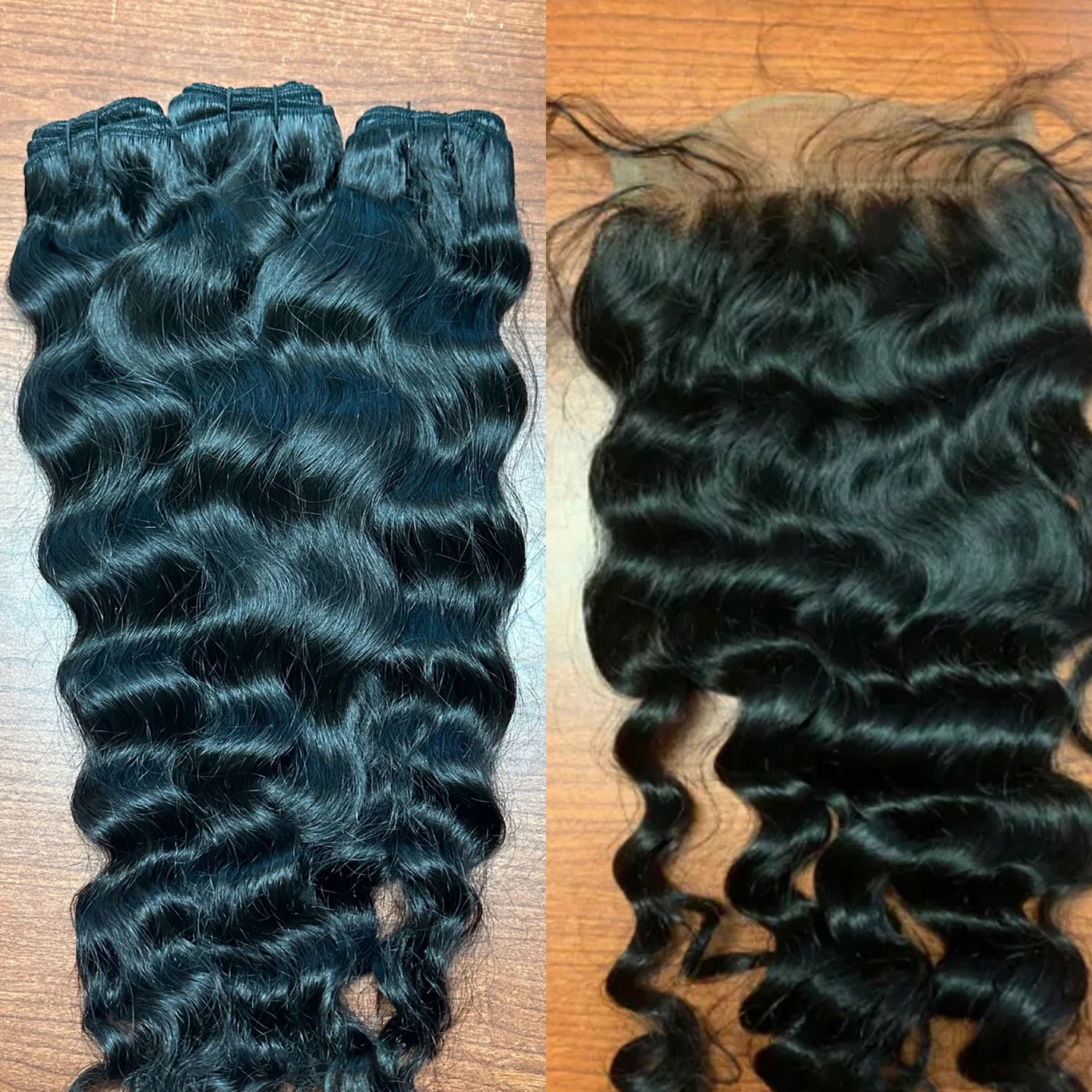 Vietnamese Raw (3) Bundle with matching HD closure