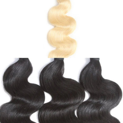 (3) Brazilian Bundles + (1) Blonde Bundle