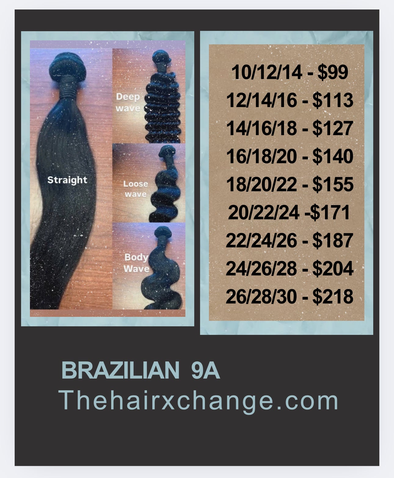 (3) Brazilian Bundle 9A Deal