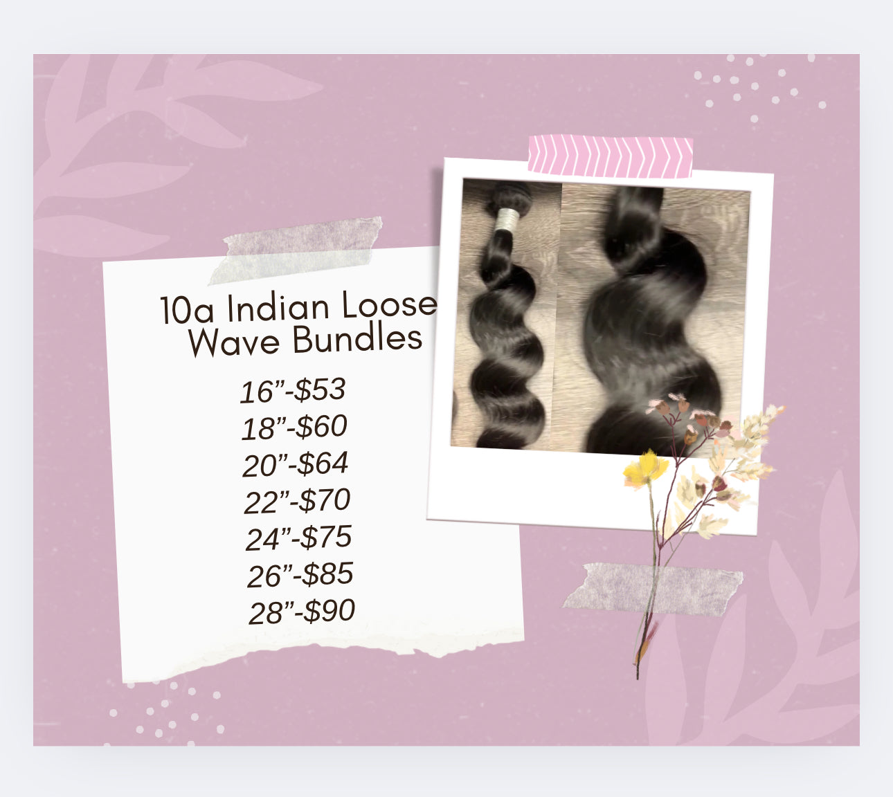 Indian Loose Wave Bundles