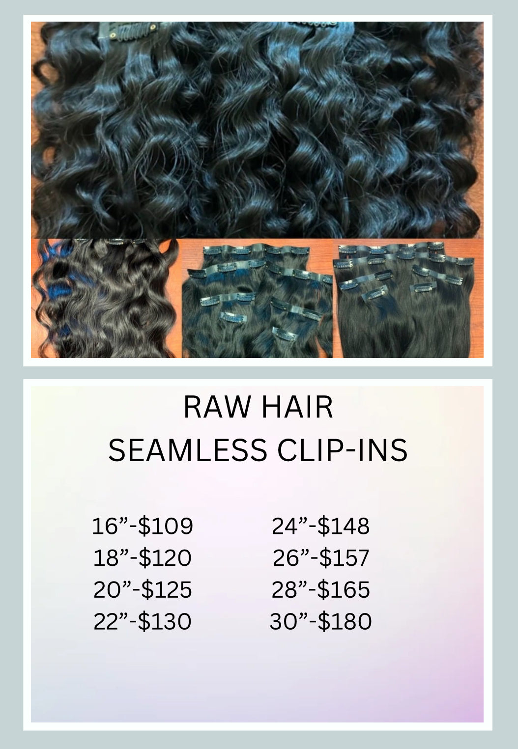 RAW Seamless Clip-Ins