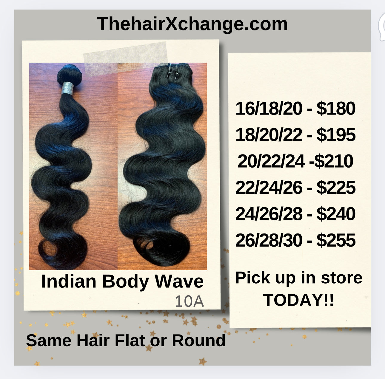 (3) Indian Body Wave Bundles