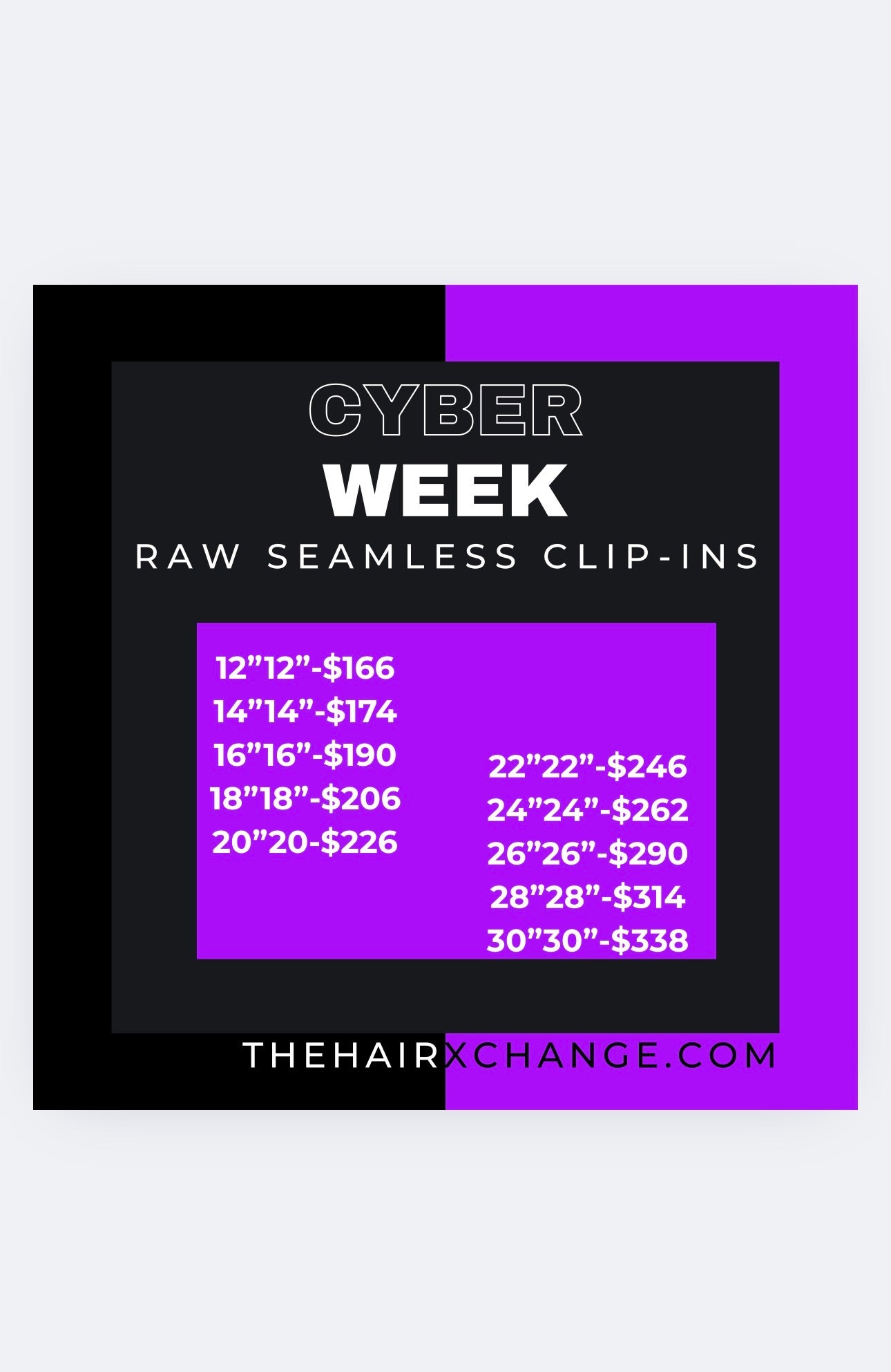 Cyber Week RAW Seamless Clip-Ins