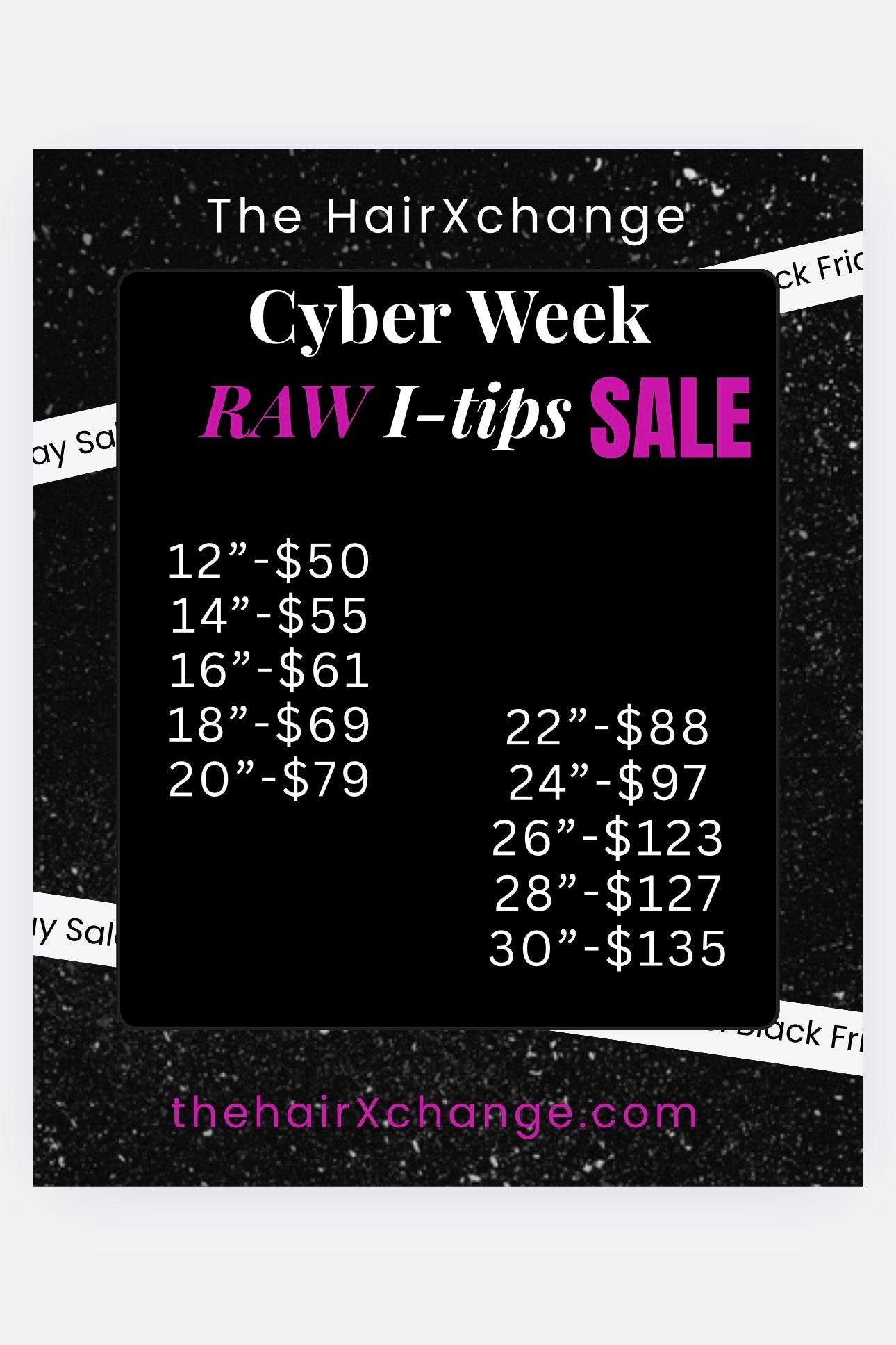 Cyber Week RAW I-tip SALE