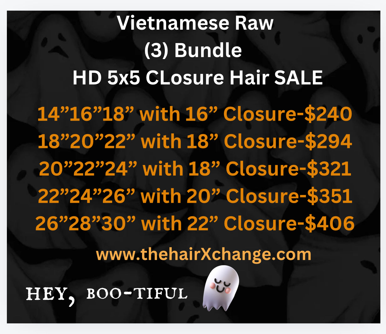 Vietnamese Raw (3) Bundle with matching HD closure