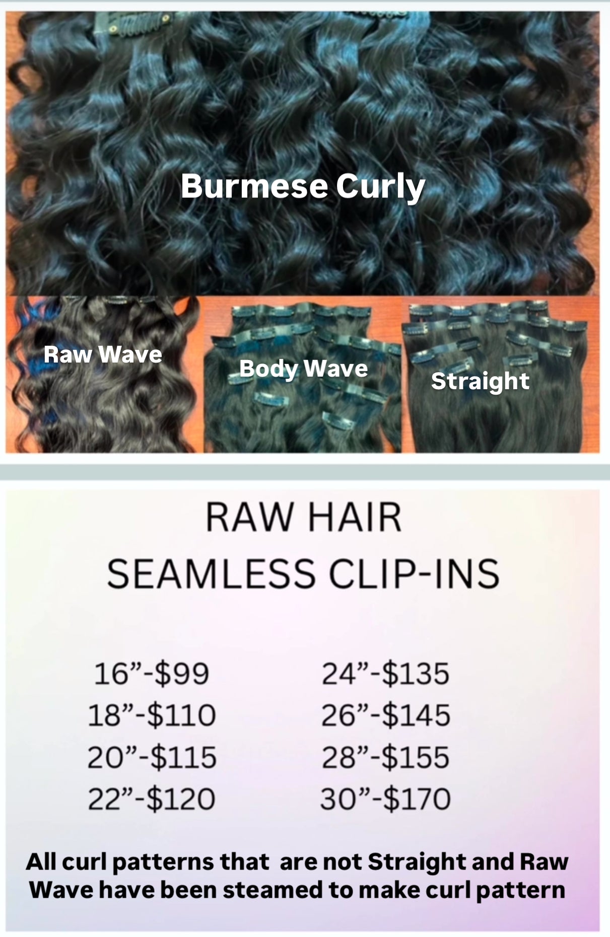 RAW Seamless Clip-Ins