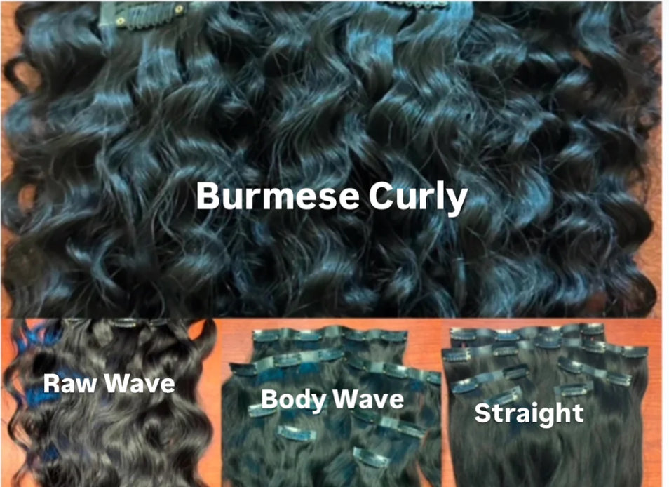 Wholesale Seamless Raw Clip-Ins