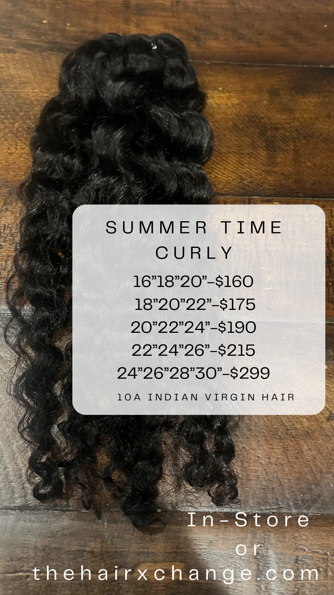 Summer Time Curly Hair Bundles