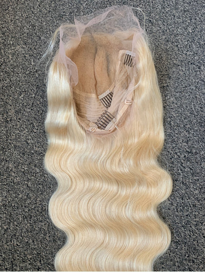 13x4 Blonde Transparent Front Lace Wig